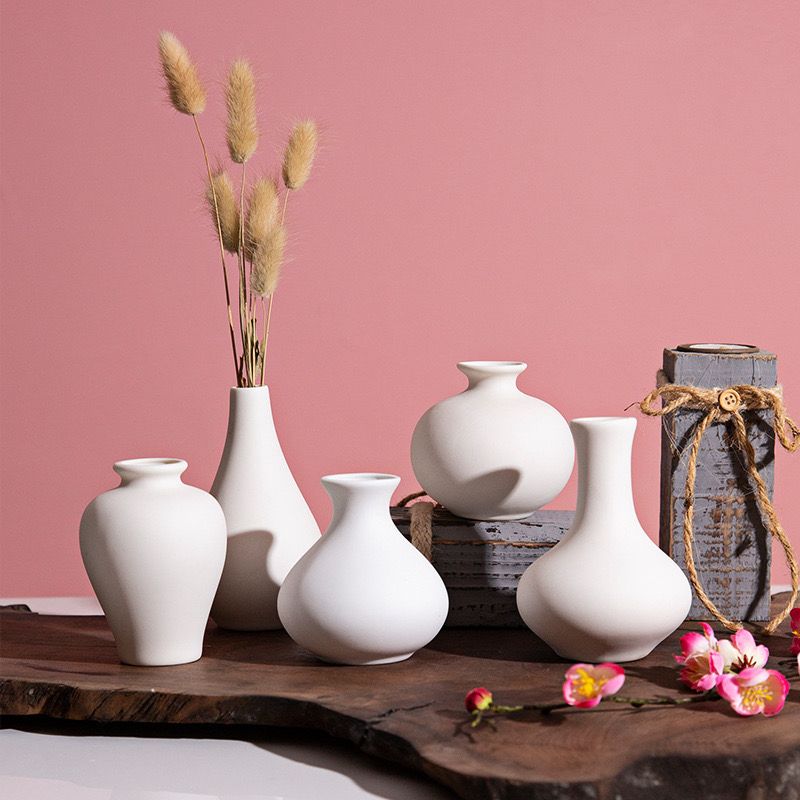 Minimalist Ceramic Vase Set