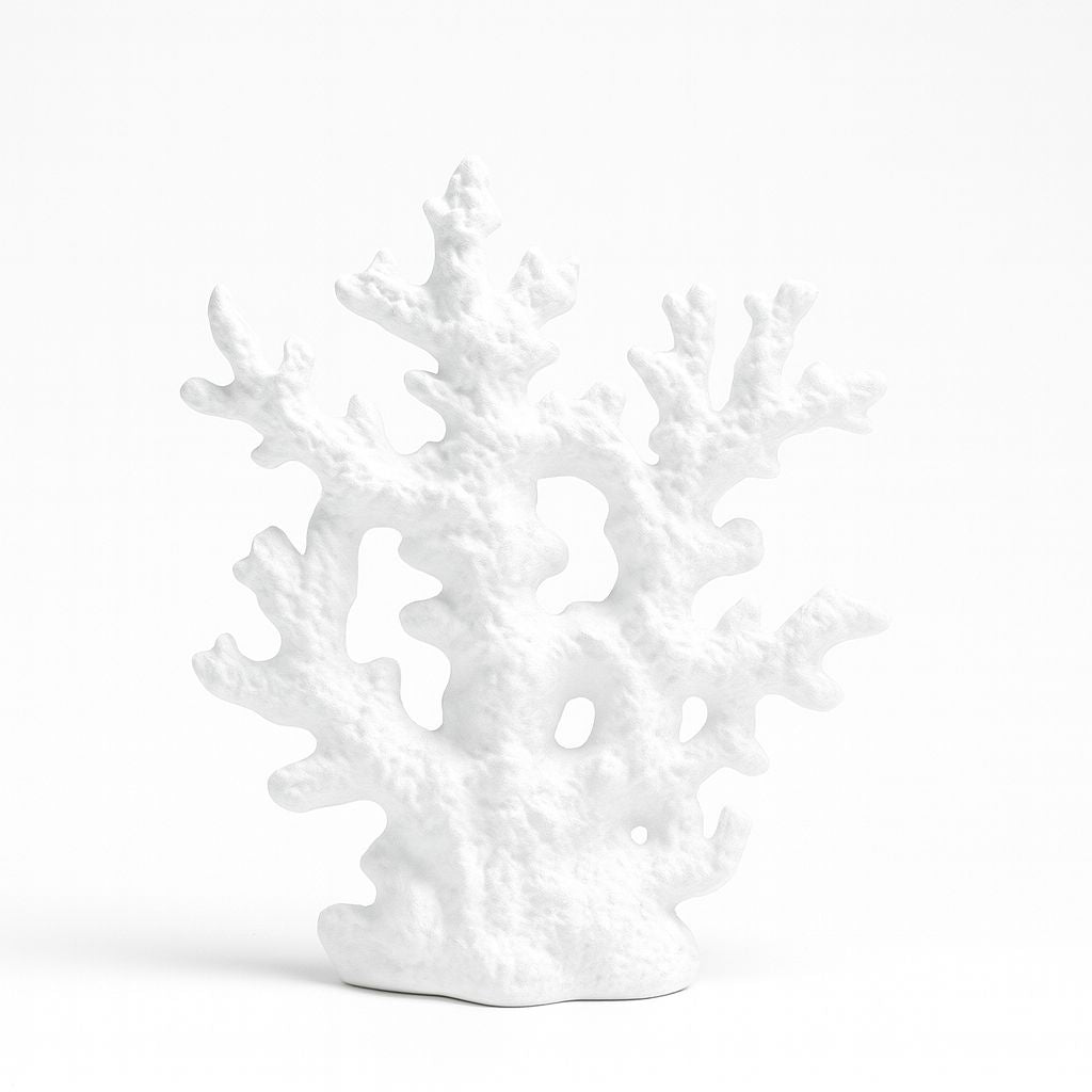 White Coral Decorative Sculpture